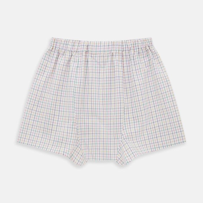 Rainbow Check Godfrey Boxer Shorts Image 1