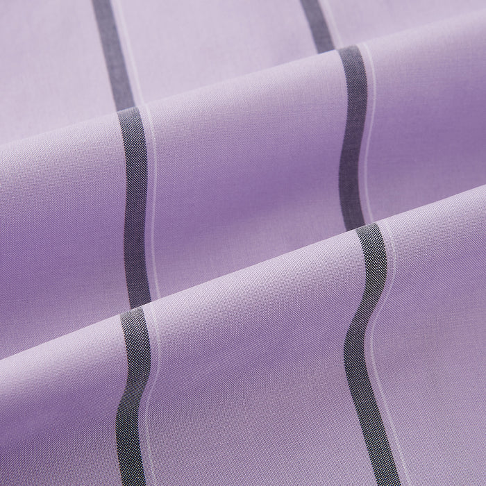 Lilac Track Stripe Mayfair Shirt Image 5