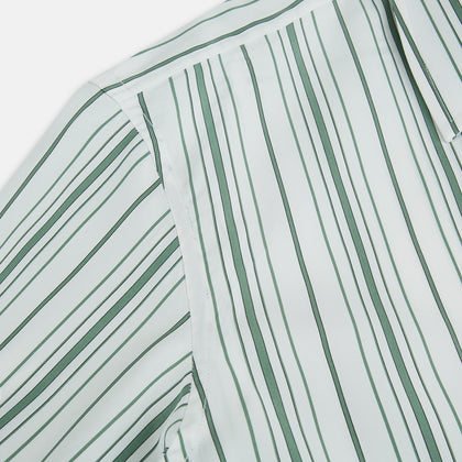 SAGE GREEN MULTI STRIPE WESTMINSTER SHIRT Image 5