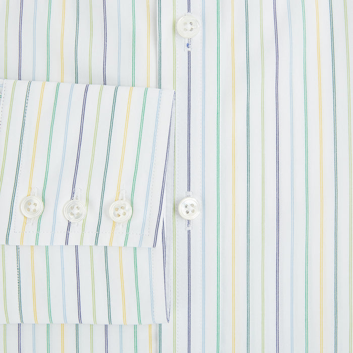Multi Tone Double Pinstripe Mayfair Shirt Image 3