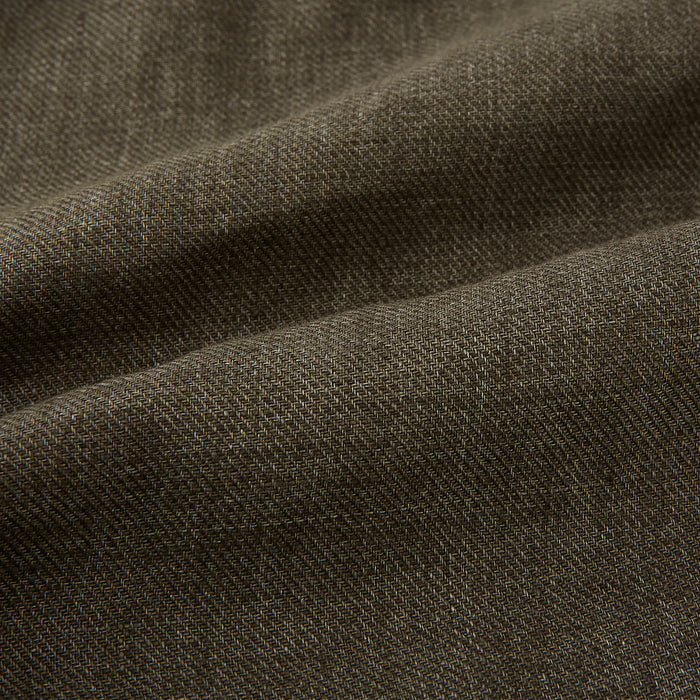 Olive Linen Windsor Shirt Image 7