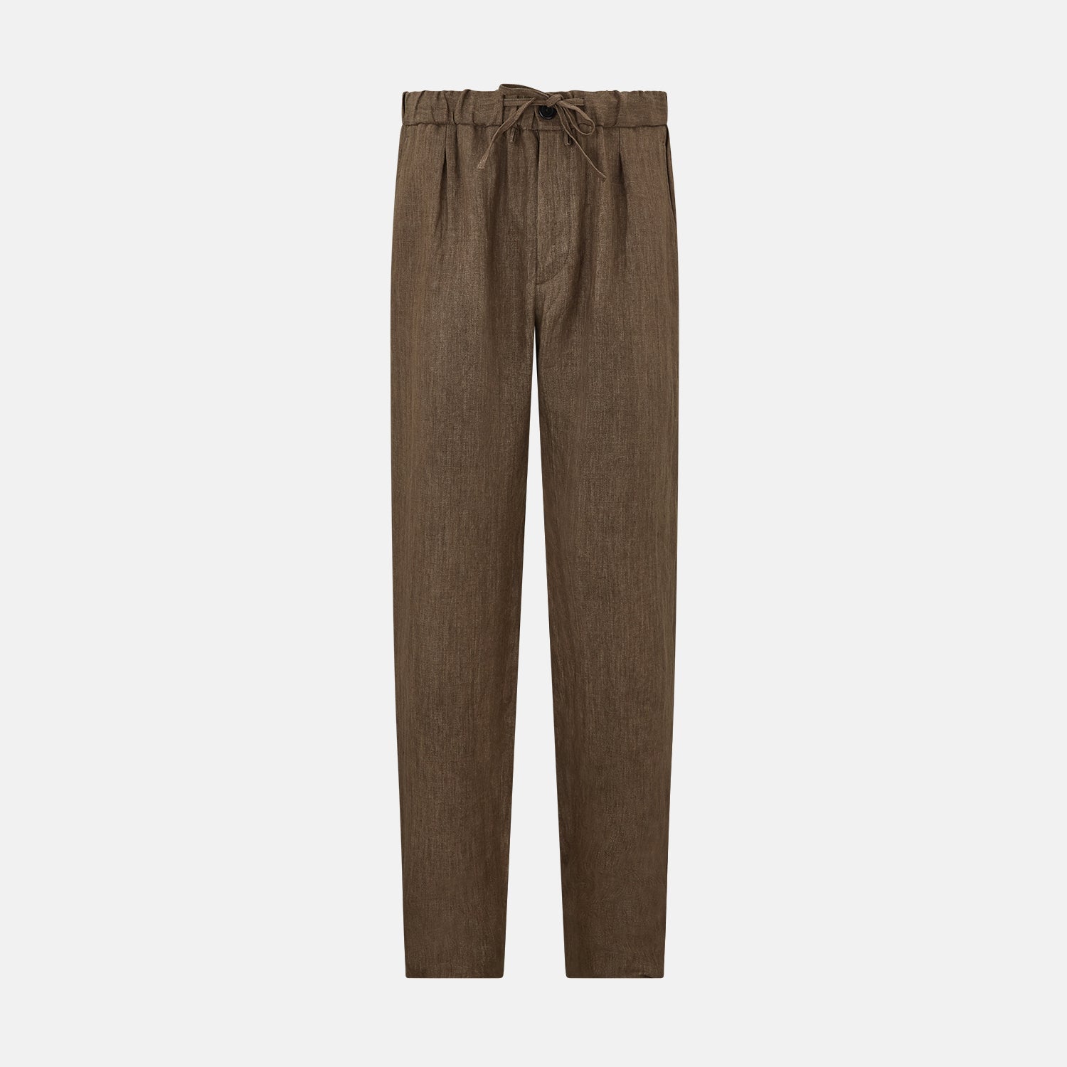 Image 1 of product Pine Cone Linen Herringbone Miles Trousers