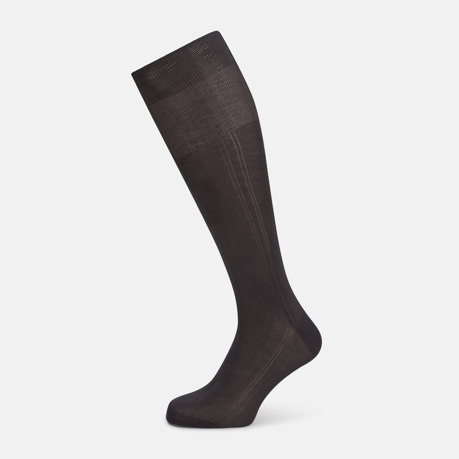 Sage Silk Long Socks