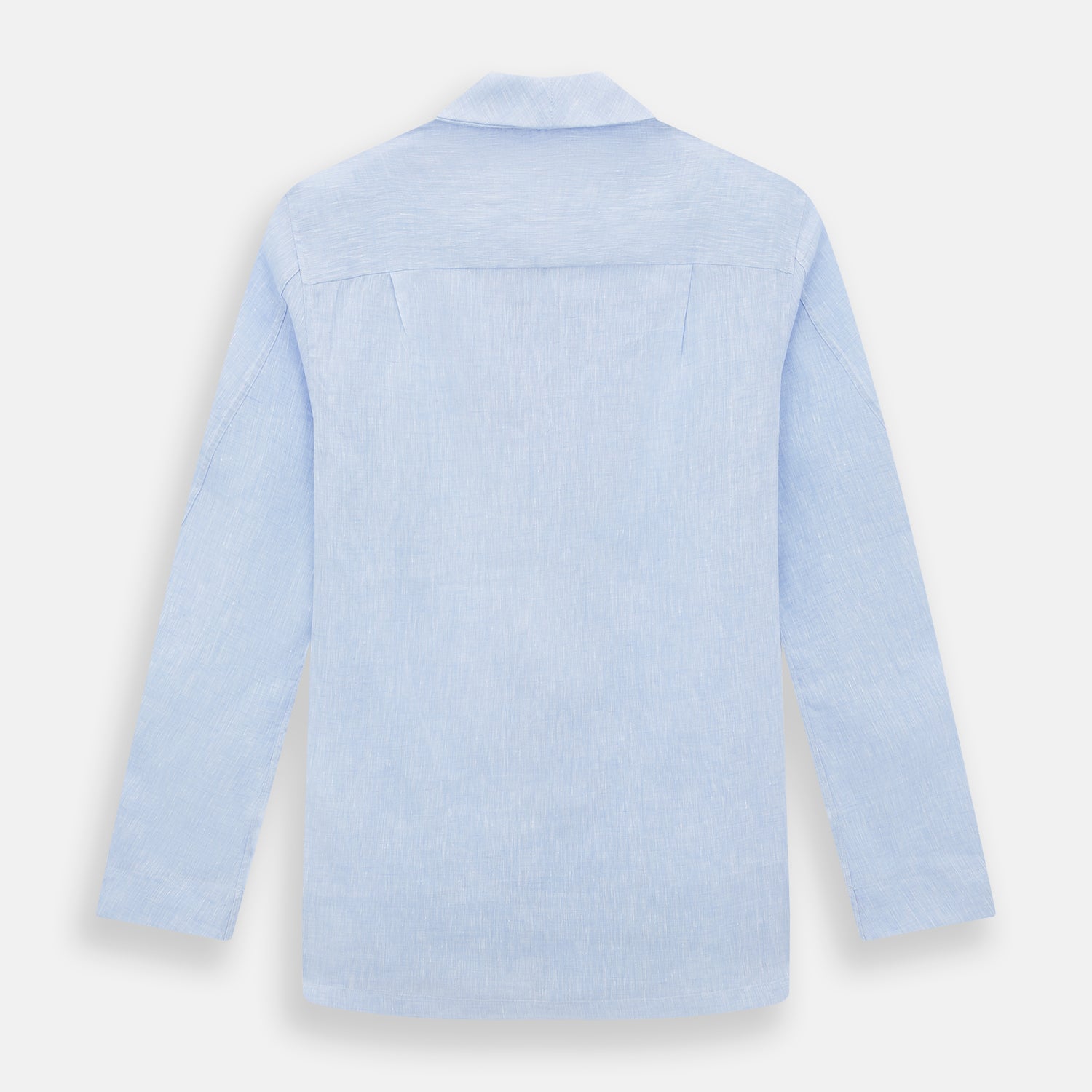 Pale Blue Linen Pyjama Shirt