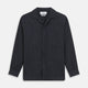 Navy Tailored Pinstriped Shirt Jacket