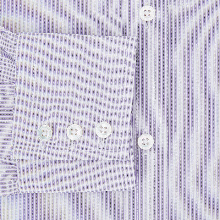 Lilac Halo Stripe Mayfair Shirt Image 3