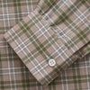 Green and Oatmeal Multi Check Cotton Weekend Fit Hayne Shirt