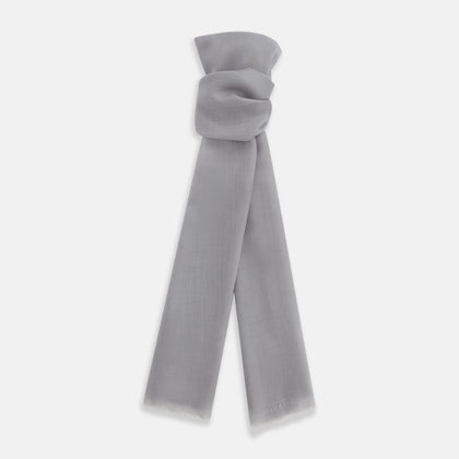 Grey Cashmere Scarf