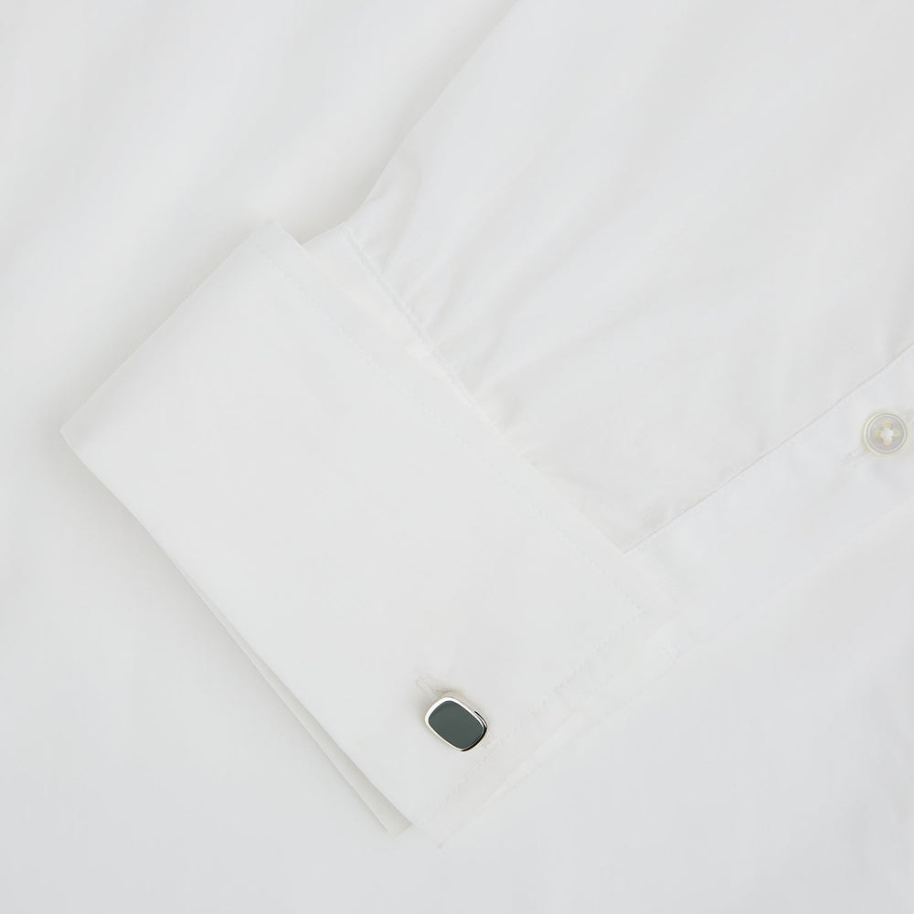 Green Rounded Square Cufflinks