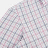 View 6 of product The Purple and Blue Multi Check Westminster Shirt by Turnbull & Asser features a refined plaid pattern, long sleeves, and button-up design—displayed flat to showcase hallmark British craftsmanship.