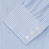 Light Blue Bengal Stripe Shirt with T&A Collar and 3-Button Cuffs