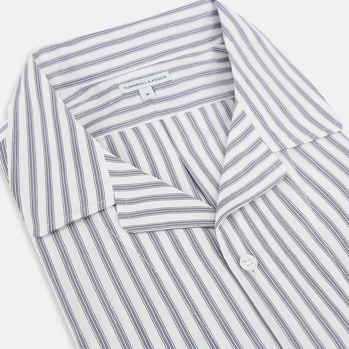 Purple Multi Stripe Quarzo Nightshirt Image 1