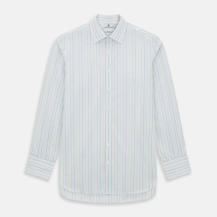 Multi Tone Double Pinstripe Mayfair Shirt