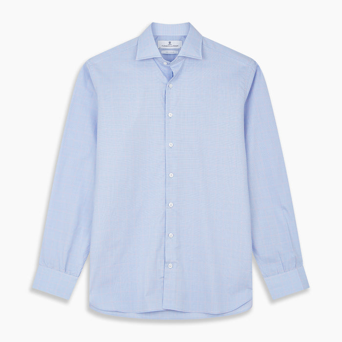 Blue and Red Prince of Wales Check Mayfair Shirt Image 5