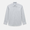 View 1 of product A forest green micro tattersall Westminster shirt by Turnbull & Asser with long sleeves, pointed collar, button-down front, and a tailored fit is displayed flat on a white background.