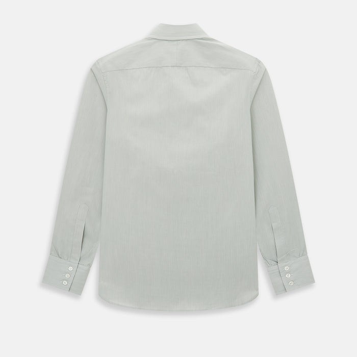 Dark Green Hairline Stripe Westminster Shirt Image 2