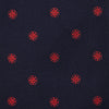 EMBLEM SPOT NAVY TULIP TIE