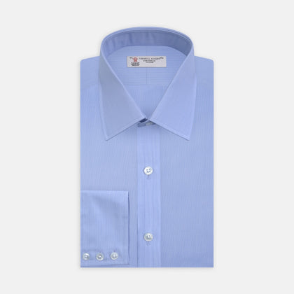 Light Blue Fine Stripe Cotton Fabric