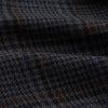 Charcoal Grey Check Wool Pierce Gown