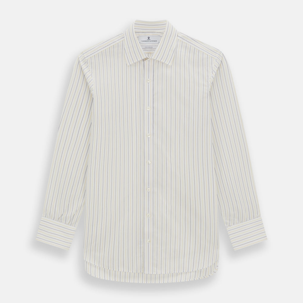 Yellow Double Pinstripe Mayfair Shirt