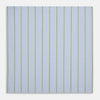 View 3 of product The Turnbull & Asser Hand Rolled Light Green Track Stripe Handkerchief is a crisp, modern cotton accessory featuring evenly spaced light green stripes for a clean, geometric look.