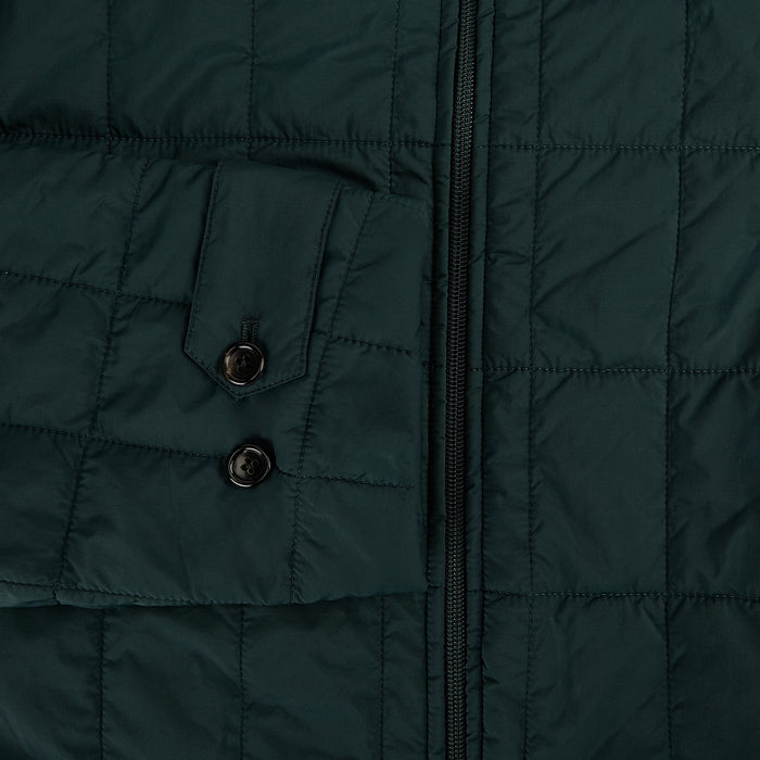 Battersea Forest Green Quilted Jacket Image 3