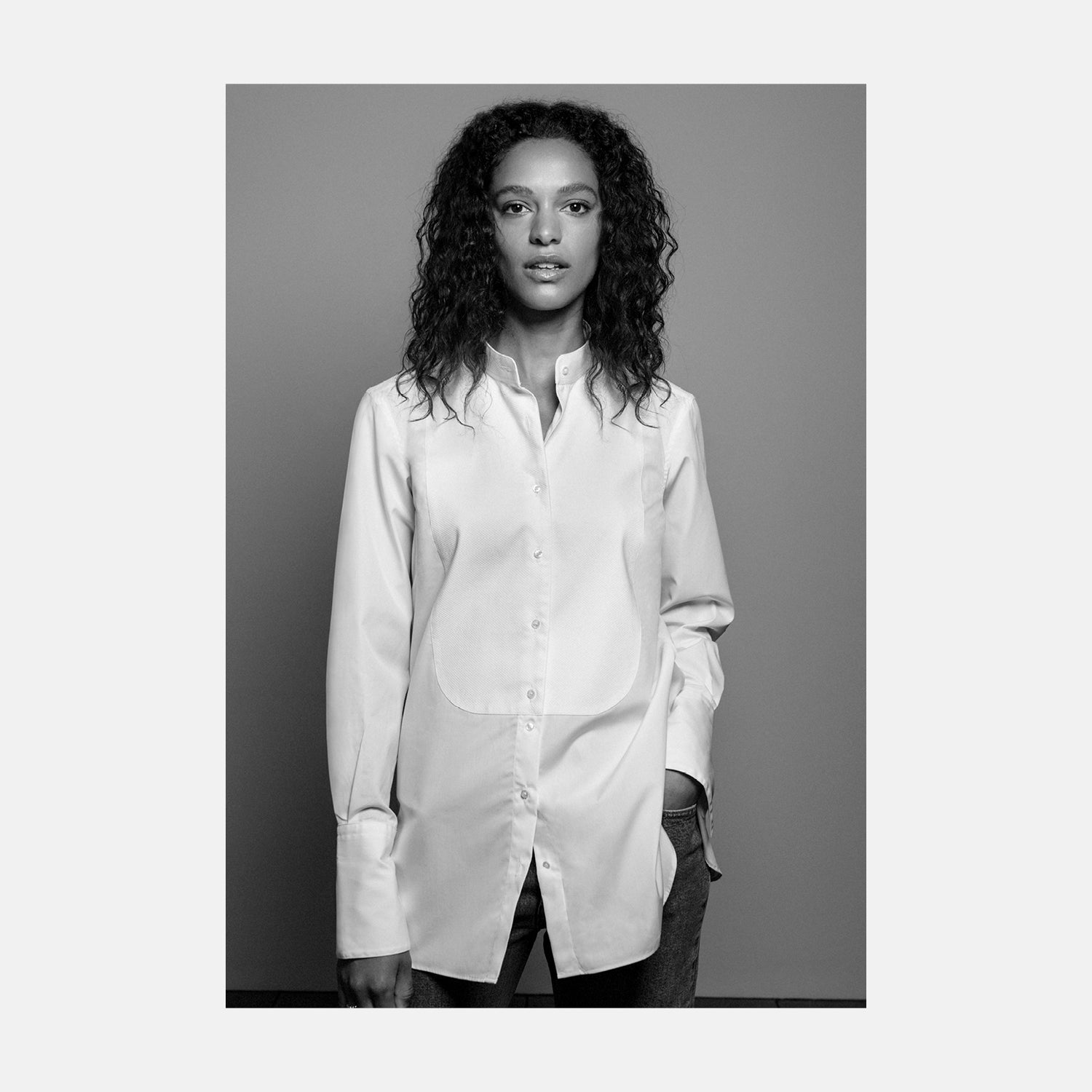 Image 1 of product Turnbull and The Deck White Cotton Minimalist Shirt