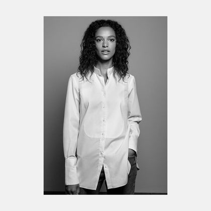 Turnbull and The Deck White Cotton Minimalist Shirt