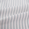 View 8 of product A red and navy graph check Westminster shirt by Turnbull & Asser with a formal collar and tailored fit, featuring a button-up front and buttoned cuffs, laid flat on a white background.