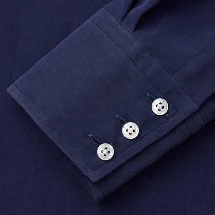 Blue Soft-touch Silk Lauren Shirt Image 3