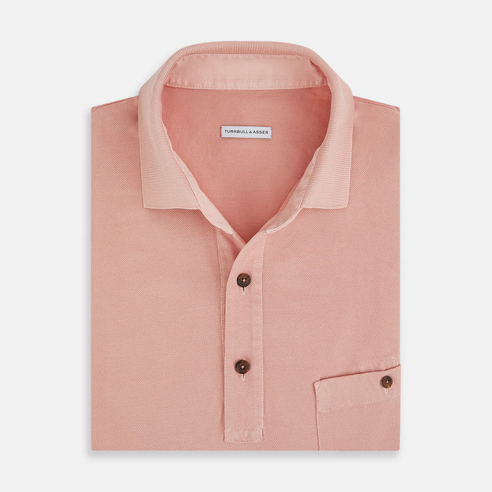 Orange Polo Shirt Image 3