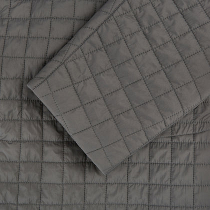 Fulham Shadow Grey Single-Breasted Quilted Blazer Image 3