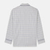 Blue Multi Check Cotton-Cashmere Modern Pyjama Set