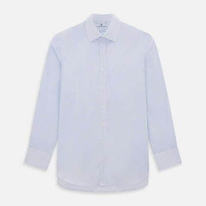 Blue/White Micro Check Mayfair Shirt