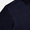 View 6 of product A navy corduroy Windsor shirt by Turnbull & Asser, featuring British craftsmanship and a classic collar, displayed on a plain white background.