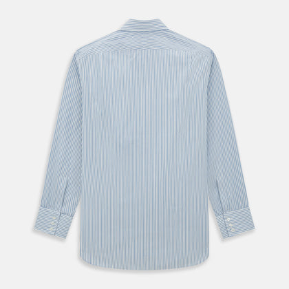 Sky Blue Double Stripe Mayfair Shirt Image 2