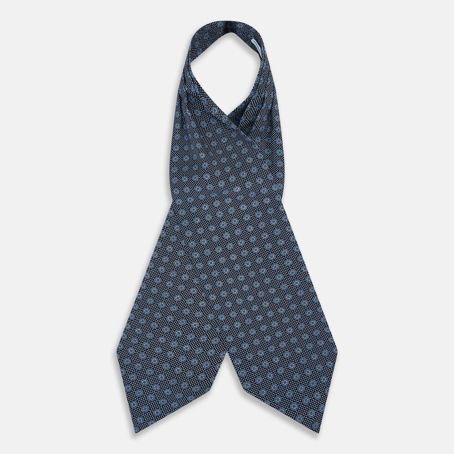 Image 2 of product Navy Medallion Silk Cravat