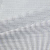 View 6 of product The Midnight Blue Micro Tattersall Check Mayfair Shirt by Turnbull & Asser, made from pure cotton with white buttons, a classic collar, and cuffed sleeves, is laid flat on a white background.