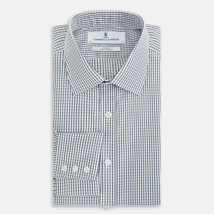 Grey Double Graph Mayfair Shirt Image 4