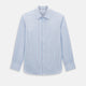Blue and Burgundy Multi-Stripe Westminster Shirt