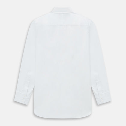 PLAIN WHITE WESTMINSTER SHIRT WITH TURNBULL COLLAR AND 3- BUTTON CUFFS Image 2