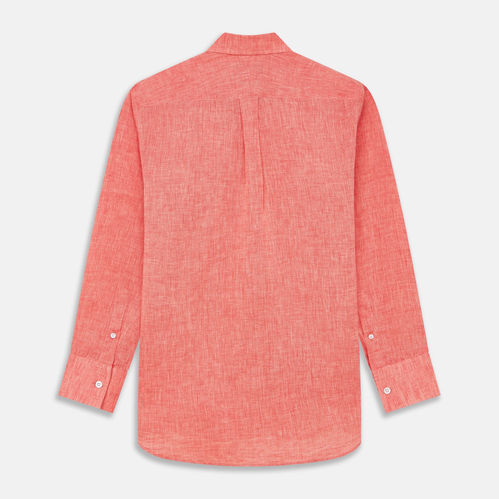 Pink Linen Weekend Fit Hayne Shirt