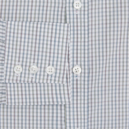 Forest Green with Multi-Hued Graph Check Mayfair Shirt Image 3