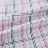 View 8 of product The Purple and Blue Multi Check Westminster Shirt by Turnbull & Asser features a refined plaid pattern, long sleeves, and button-up design—displayed flat to showcase hallmark British craftsmanship.