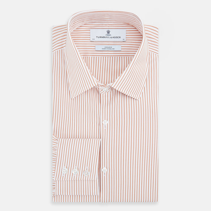 Orange Multi Stripe Westminster Shirt Image 4
