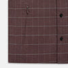 Burgundy Check Hampstead Overshirt