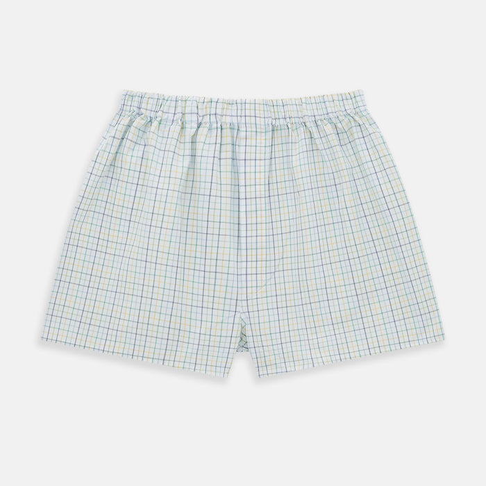 Multicoloured Check Godfrey Boxer Shorts