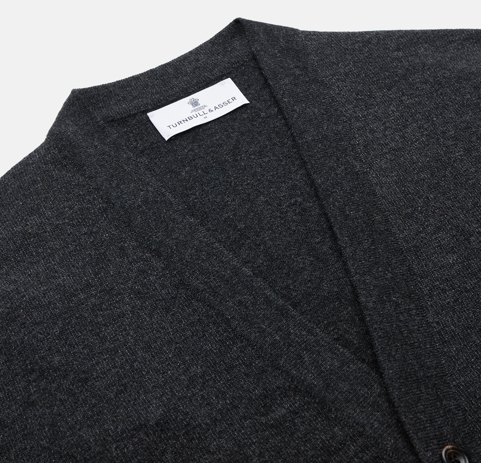 Image 2 of product Charcoal Lachlan Cashmere Cardigan
