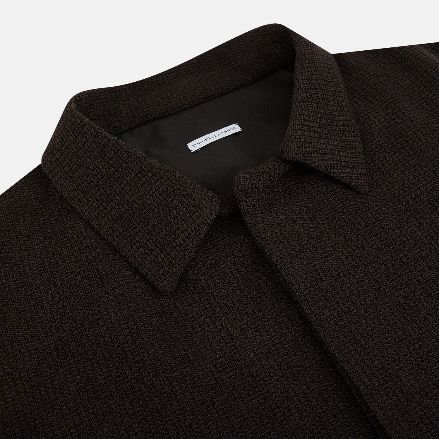 Image 2 of product Dark Chocolate Greenwich Knitted Overshirt