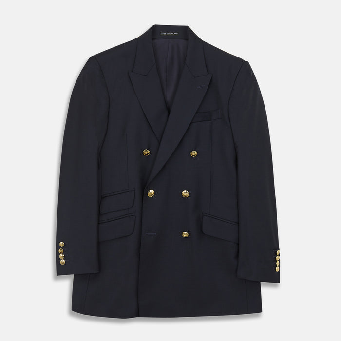 The Classic Navy Wool Blazer Image 6